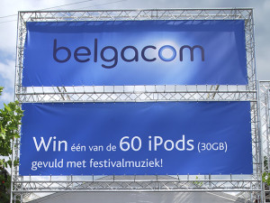 Belgacom ADSL booth, Belgium